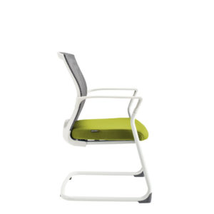 Jednací židle, BI 203, zelená - MERENS WHITE MEETING